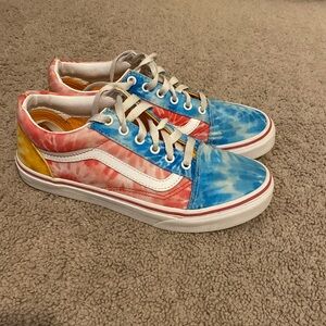 Vans juniors size 4.5 multicolored